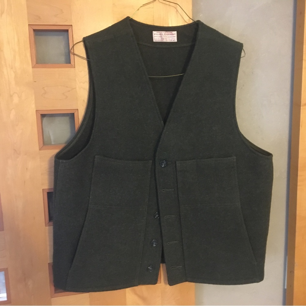 Filson Mackinaw Heavyweight Wool Vest, L